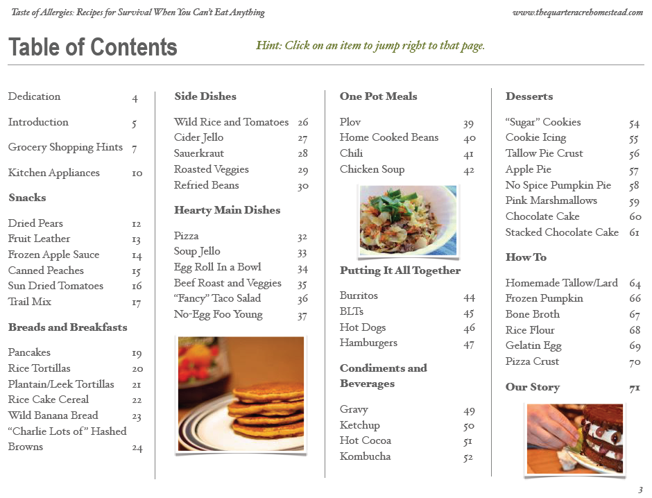 Table of Contents